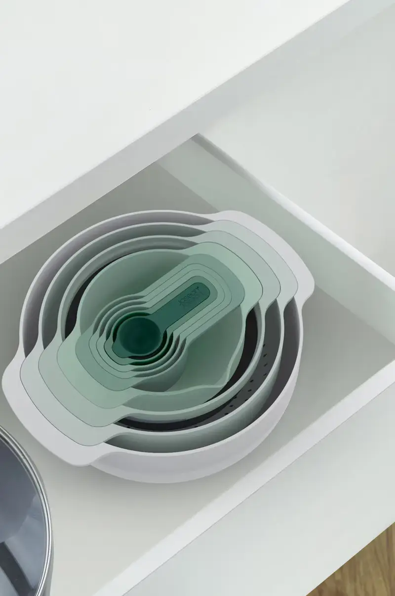 set accessori da cucina ciotole e misurino da cucina Nest (9-pack) Verde miniatura 5