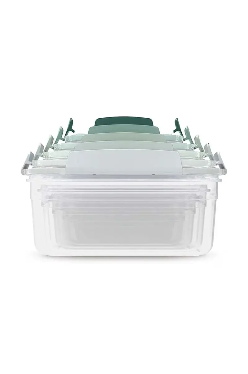 set contenitori portaoggetti con coperchio Lock Sage pacco da 5 Multicolore miniatura 2