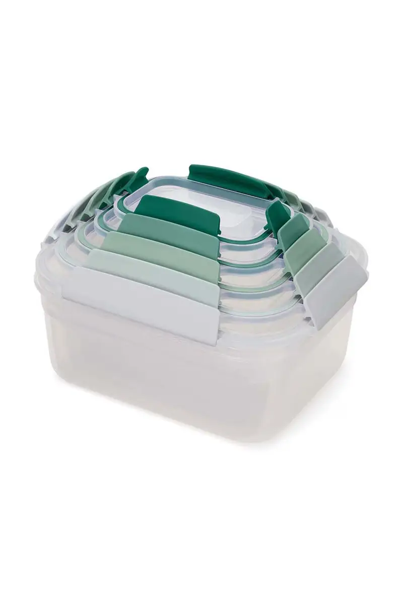 set contenitori portaoggetti con coperchio Lock Sage pacco da 5 Multicolore