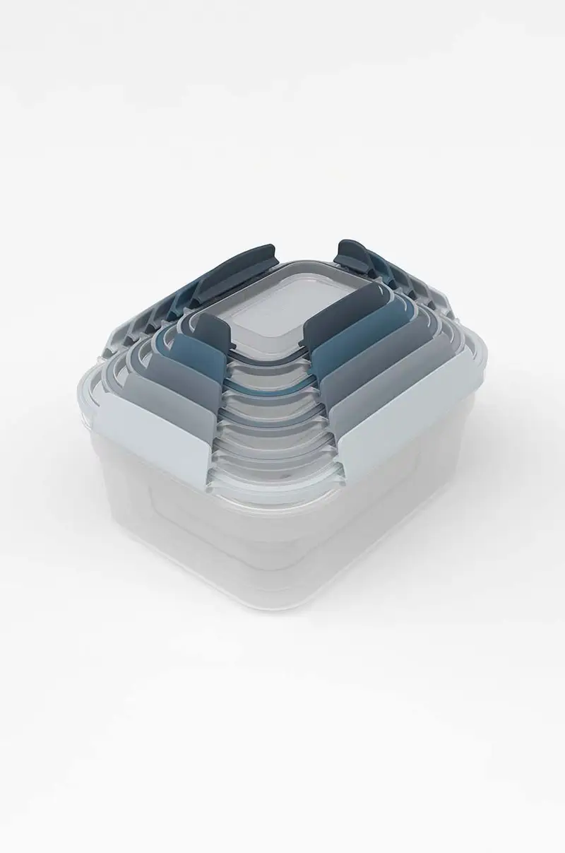 set contenitori portaoggetti con coperchio Nest™ pacco da 5 Multicolore miniatura 2