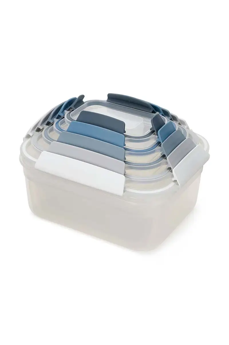 set contenitori portaoggetti con coperchio Nest™ pacco da 5 Multicolore