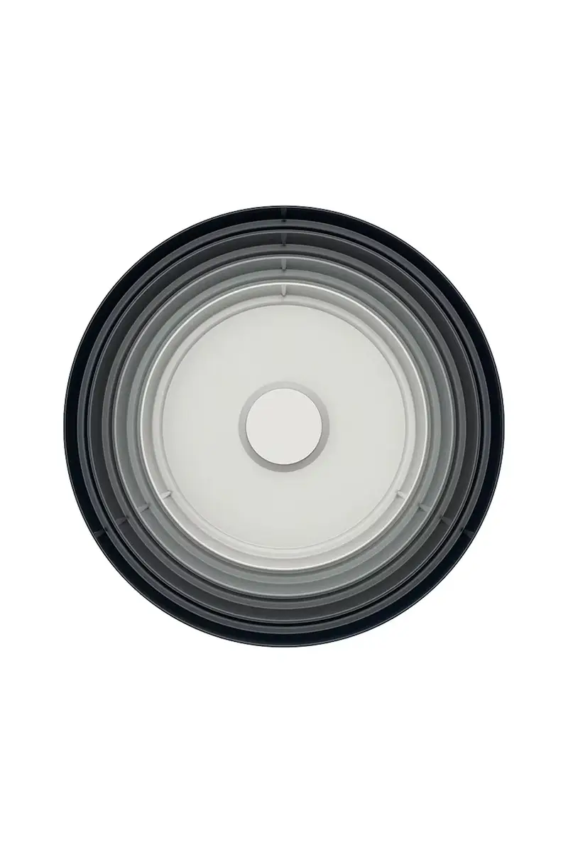 set contenitori portaoggetti con coperchio Nest Prep&Stor 1, 5 / 2, 1 / 3, 8 / 5 L pacco da 4 colore grigio miniatura 3