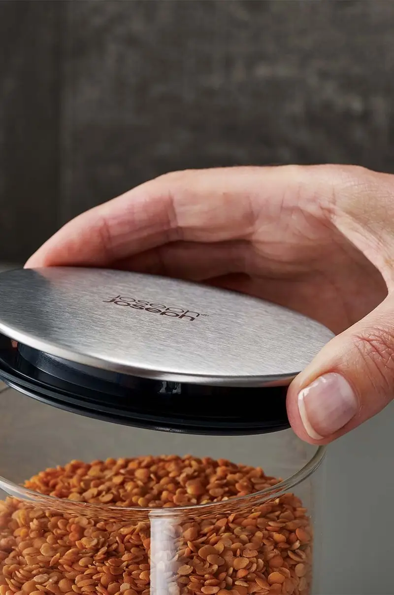 set contenitori portaoggetti con coperchio Podium™ pacco da 5 Multicolore miniatura 5