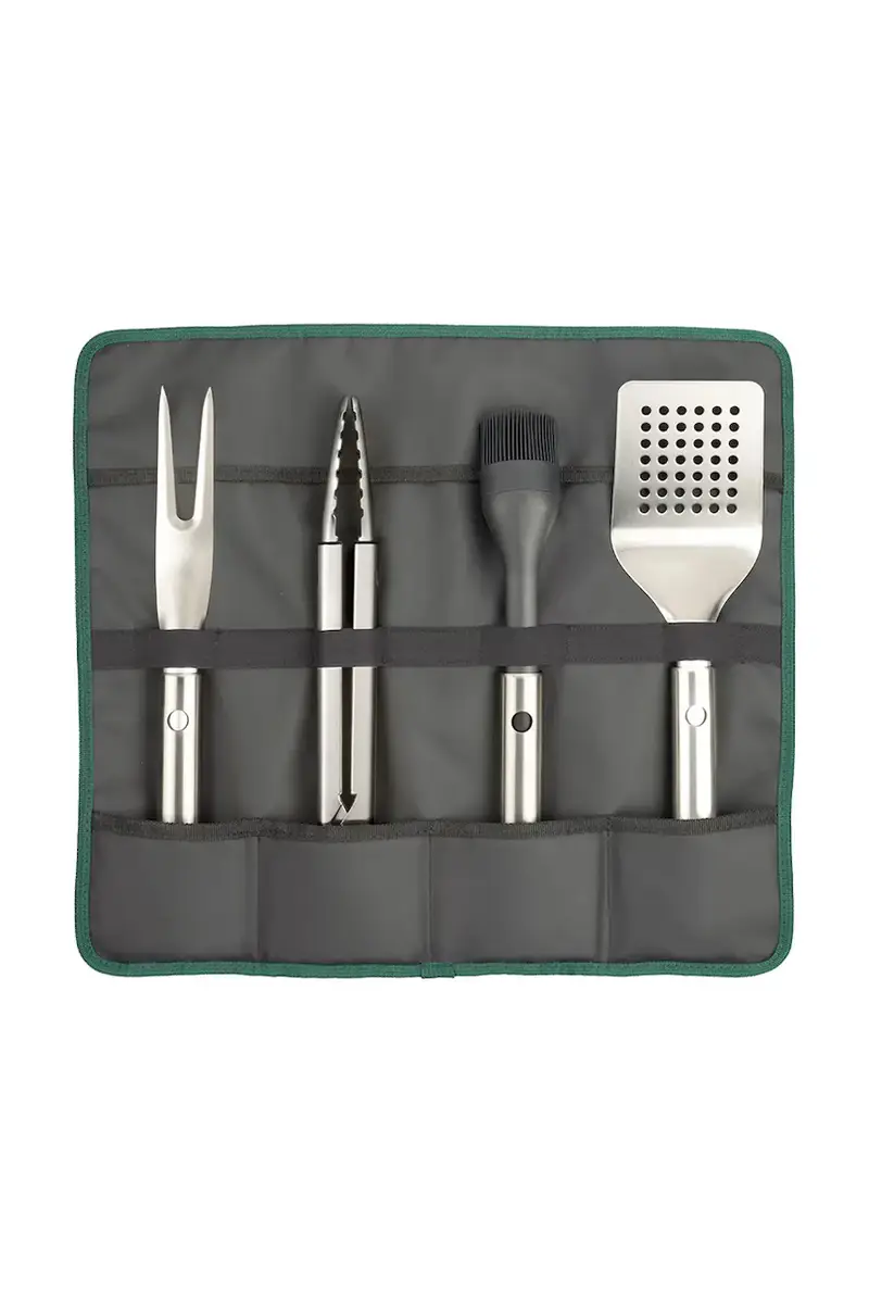 set di utensili da griglia in astuccio pacco da 4 Multicolore