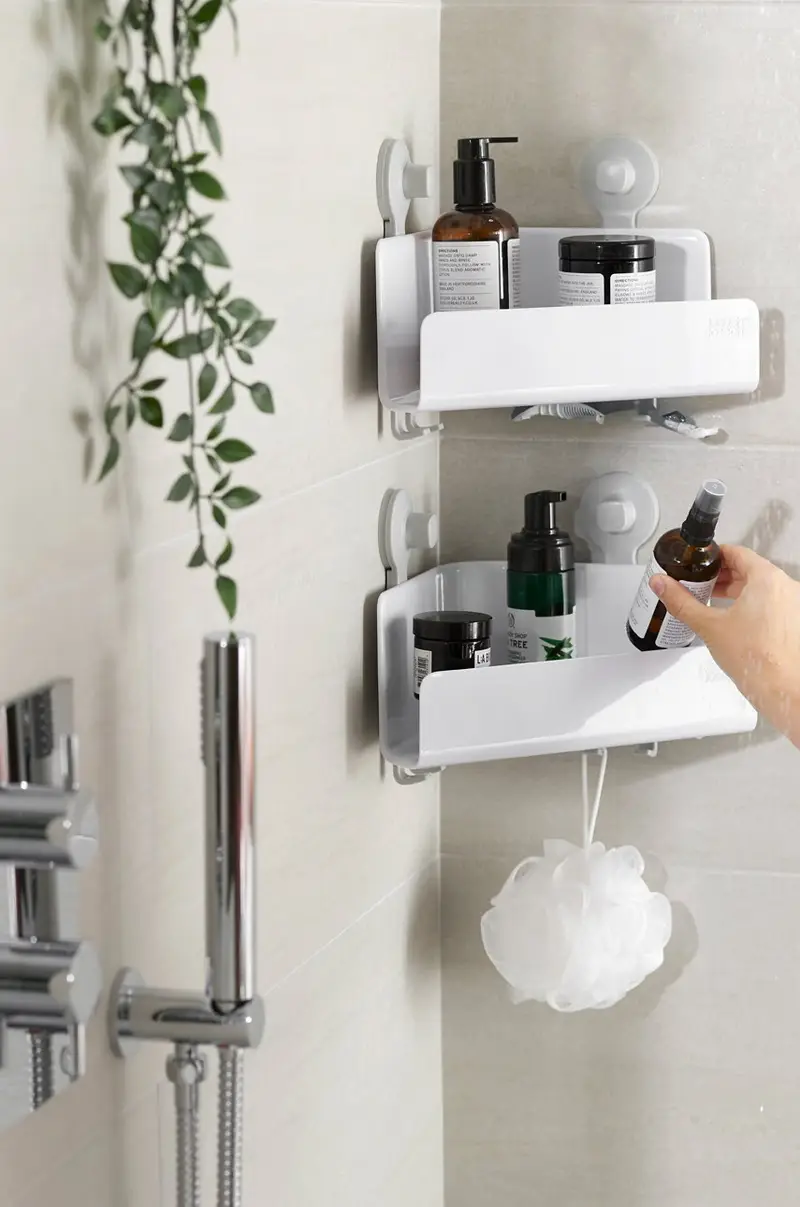 set mensole angolari doccia EasyStore (2-pack) Multicolore miniatura 4