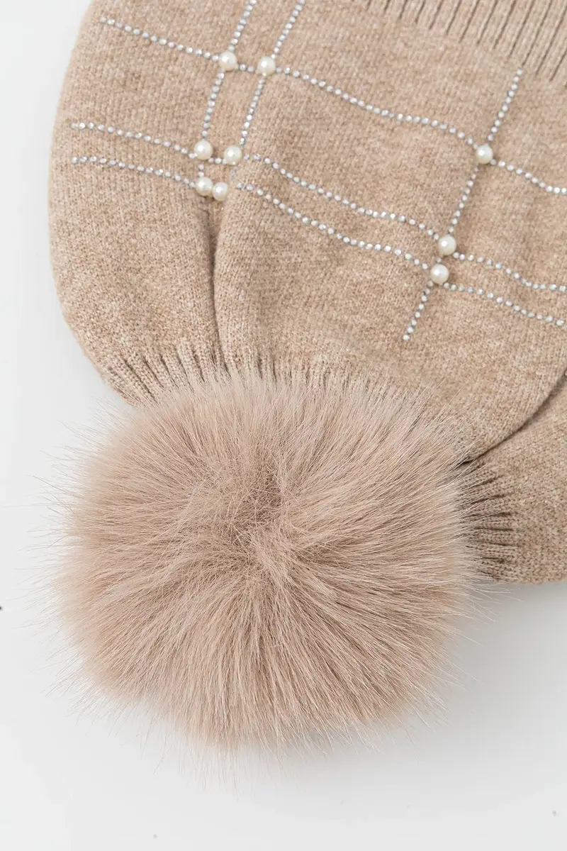 berretto colore beige 253969 miniatura 3