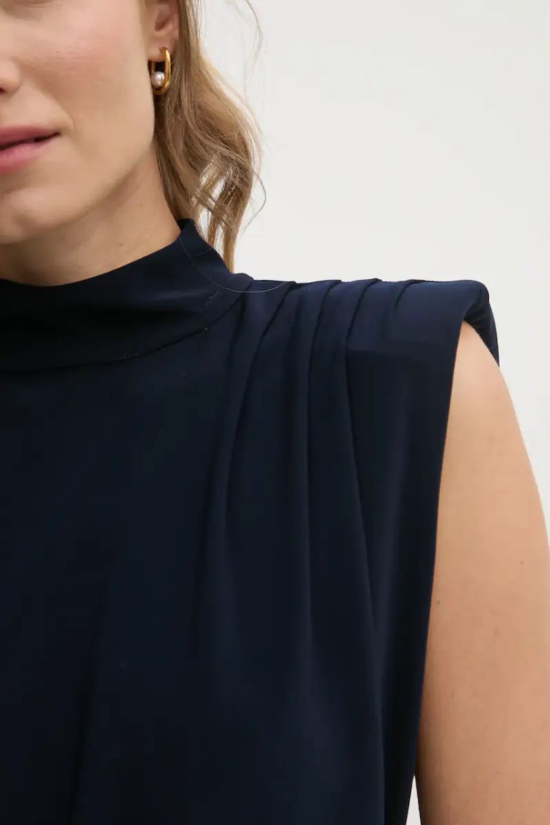 camicetta Blu navy miniatura 4