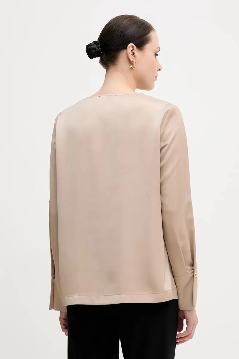 camicetta donna colore beige 254135 miniatura 3