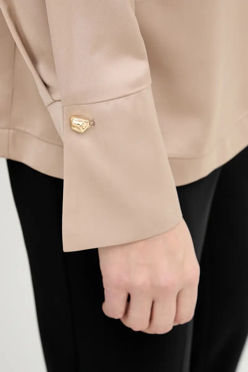 camicetta donna colore beige 254135 miniatura 5