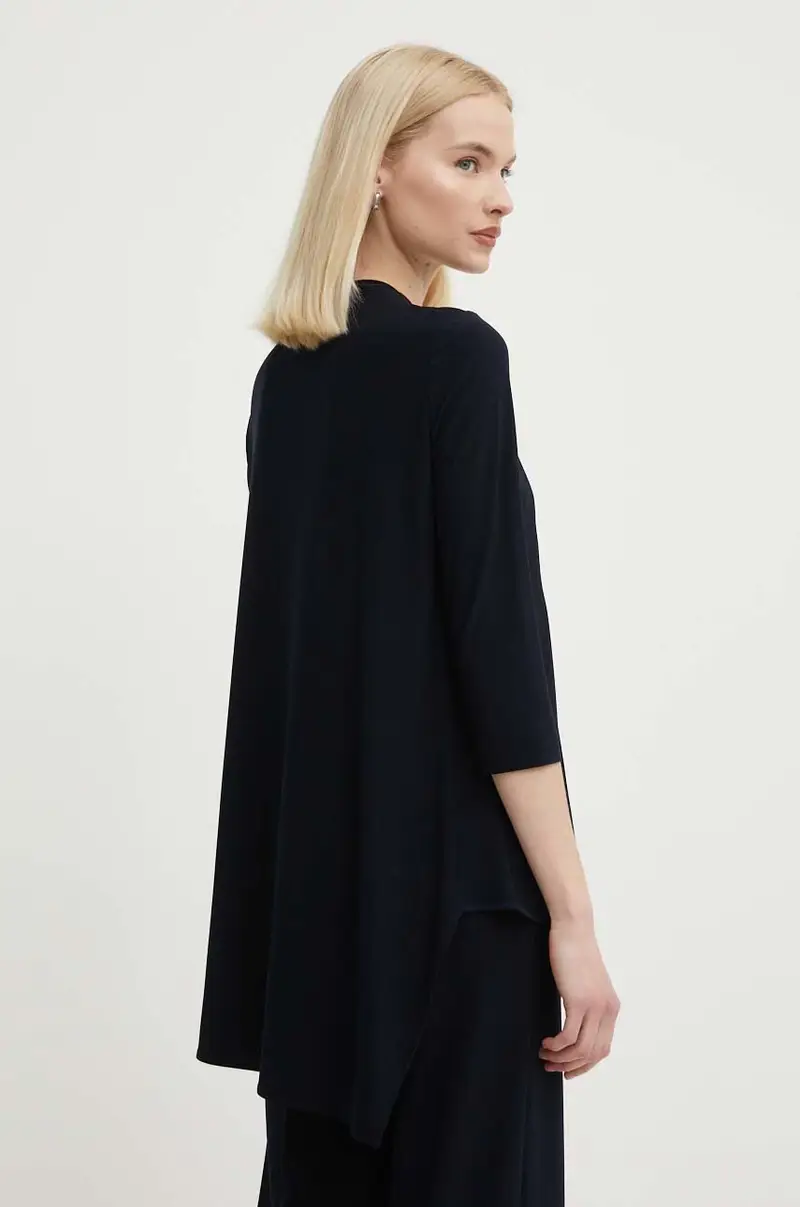 camicetta donna colore blu navy 161066 miniatura 3