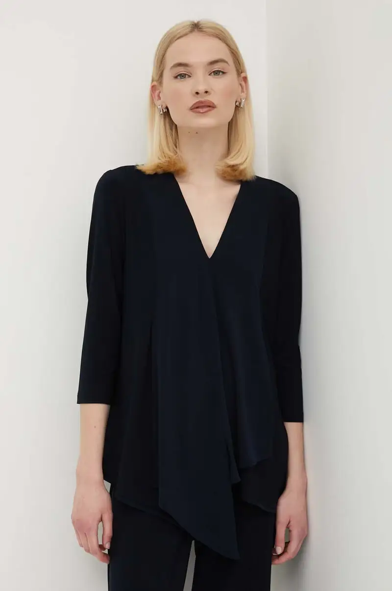 camicetta donna colore blu navy 161066 miniatura 4