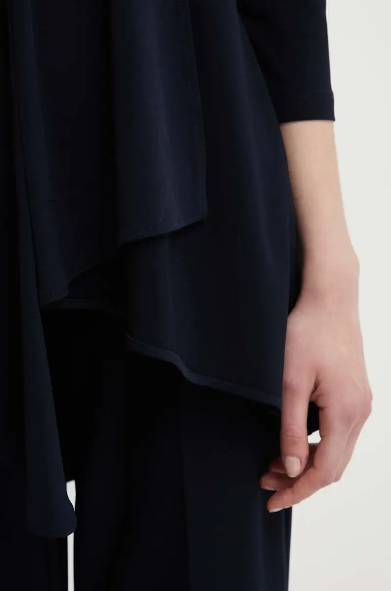 camicetta donna colore blu navy 161066 miniatura 5