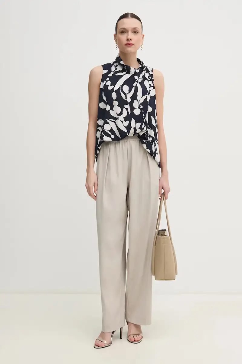 camicetta donna colore blu navy 251251 miniatura 2