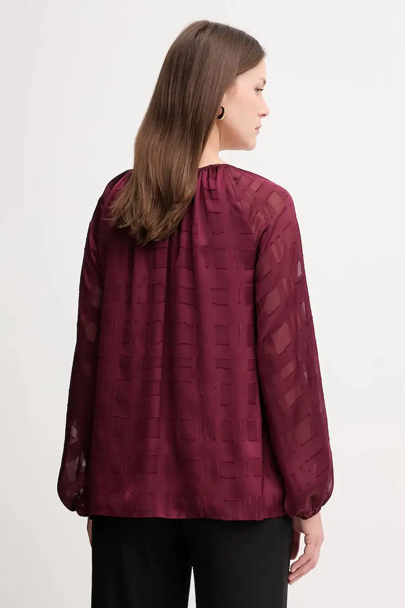 camicetta donna colore granata 253135 miniatura 3