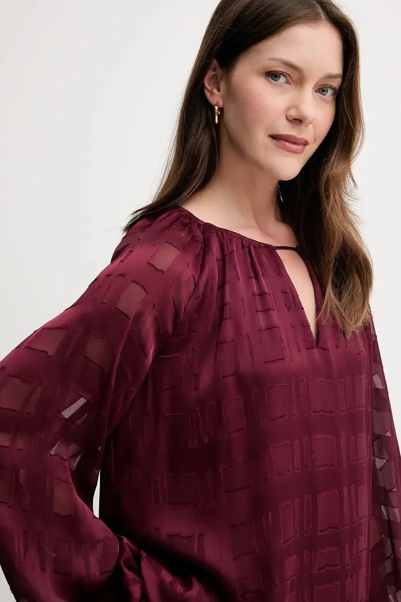 camicetta donna colore granata 253135 miniatura 4