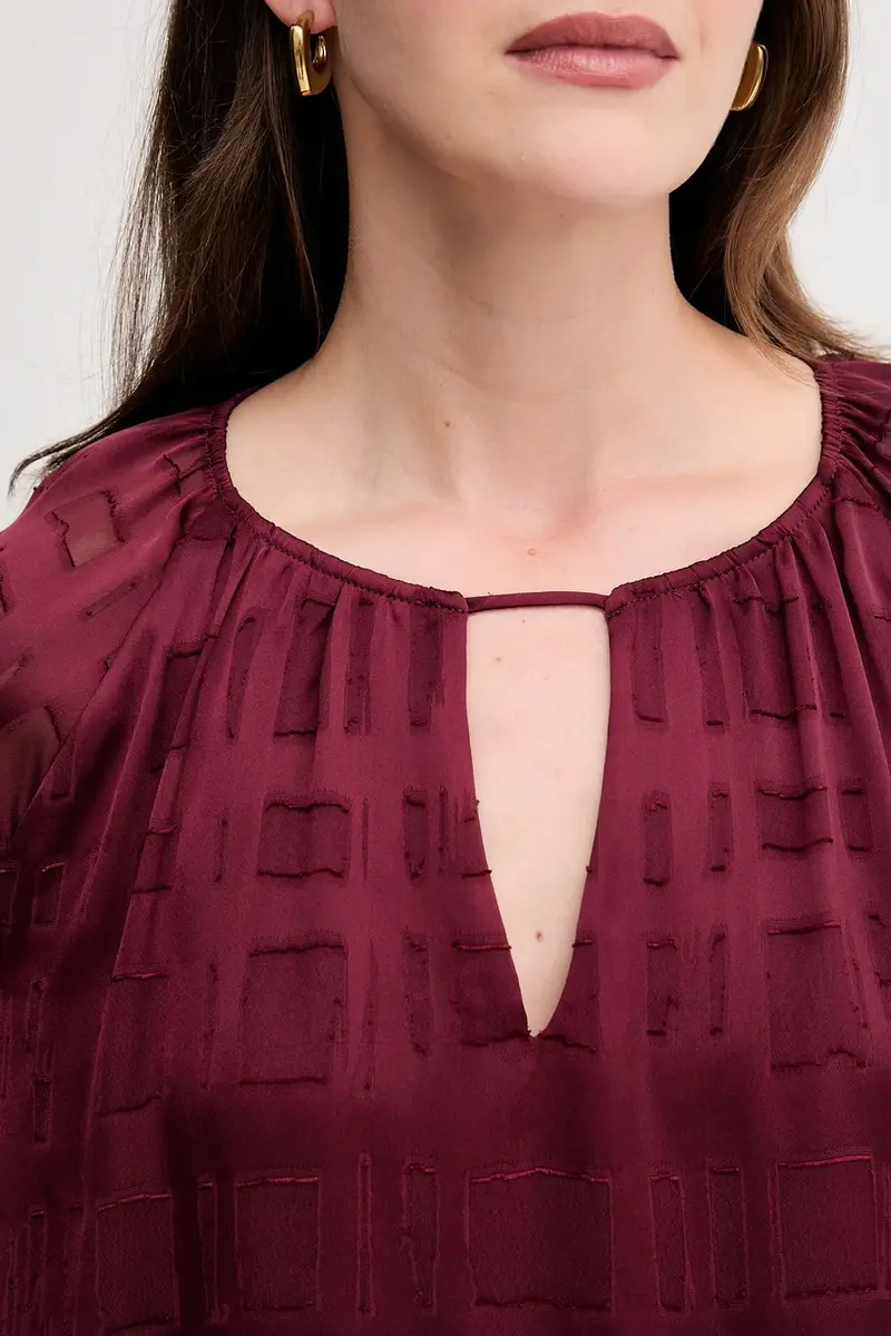 camicetta donna colore granata 253135 miniatura 5