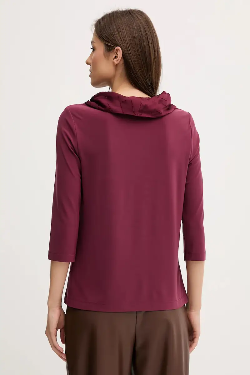 camicetta donna colore granata 253211 miniatura 3