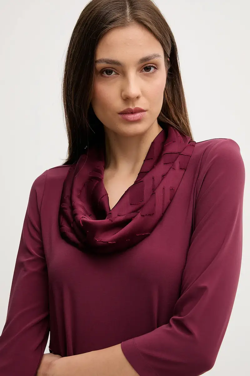 camicetta donna colore granata 253211 miniatura 4