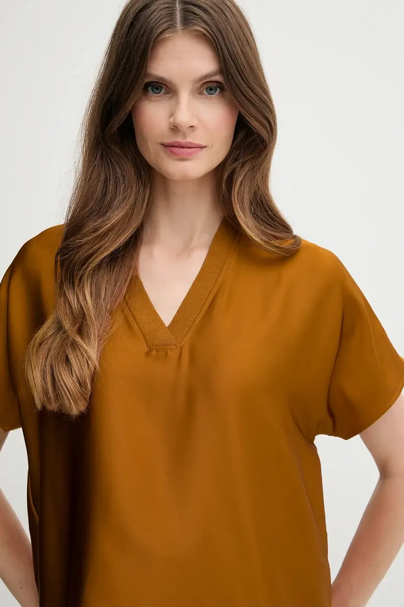 camicetta donna colore marrone 253921 miniatura 4