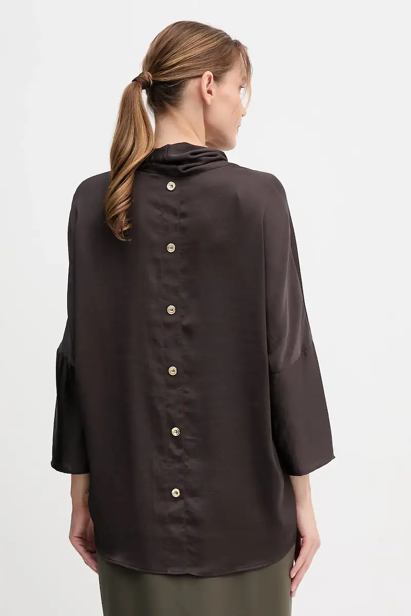 camicetta donna colore marrone 254217 miniatura 3