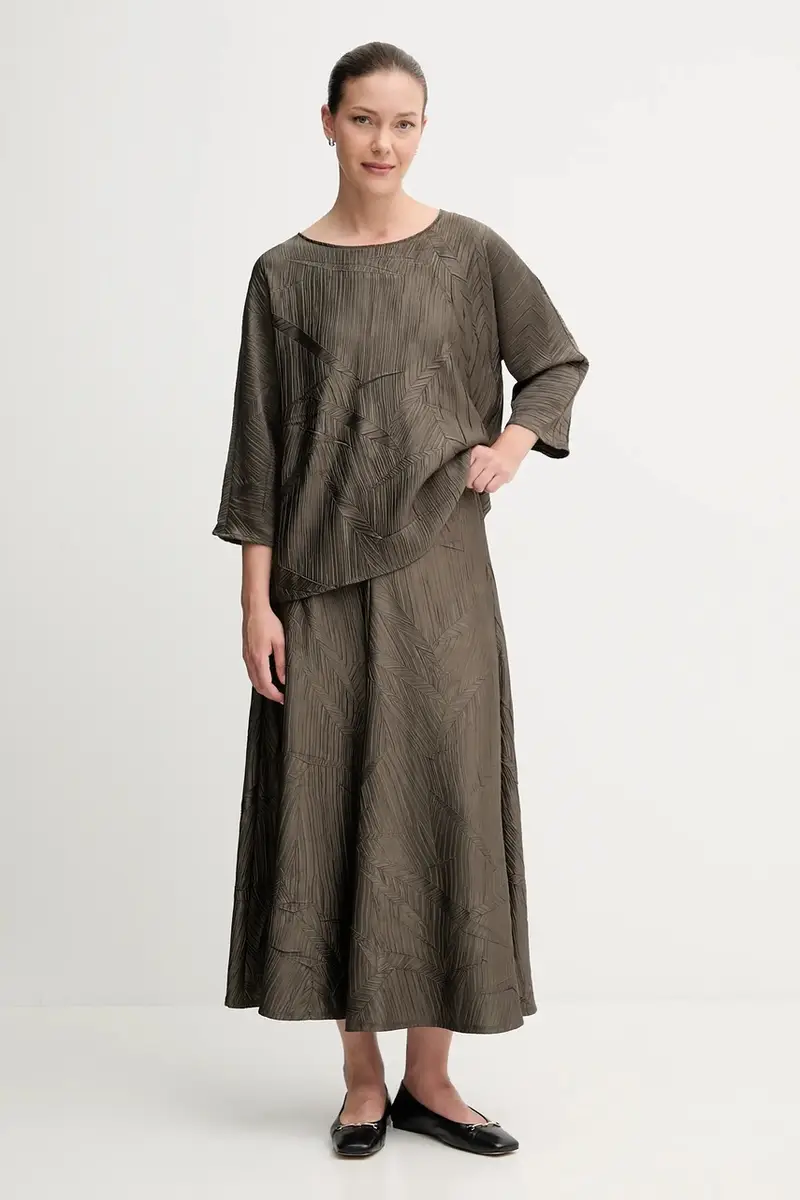 camicetta donna colore verde 253002 miniatura 2