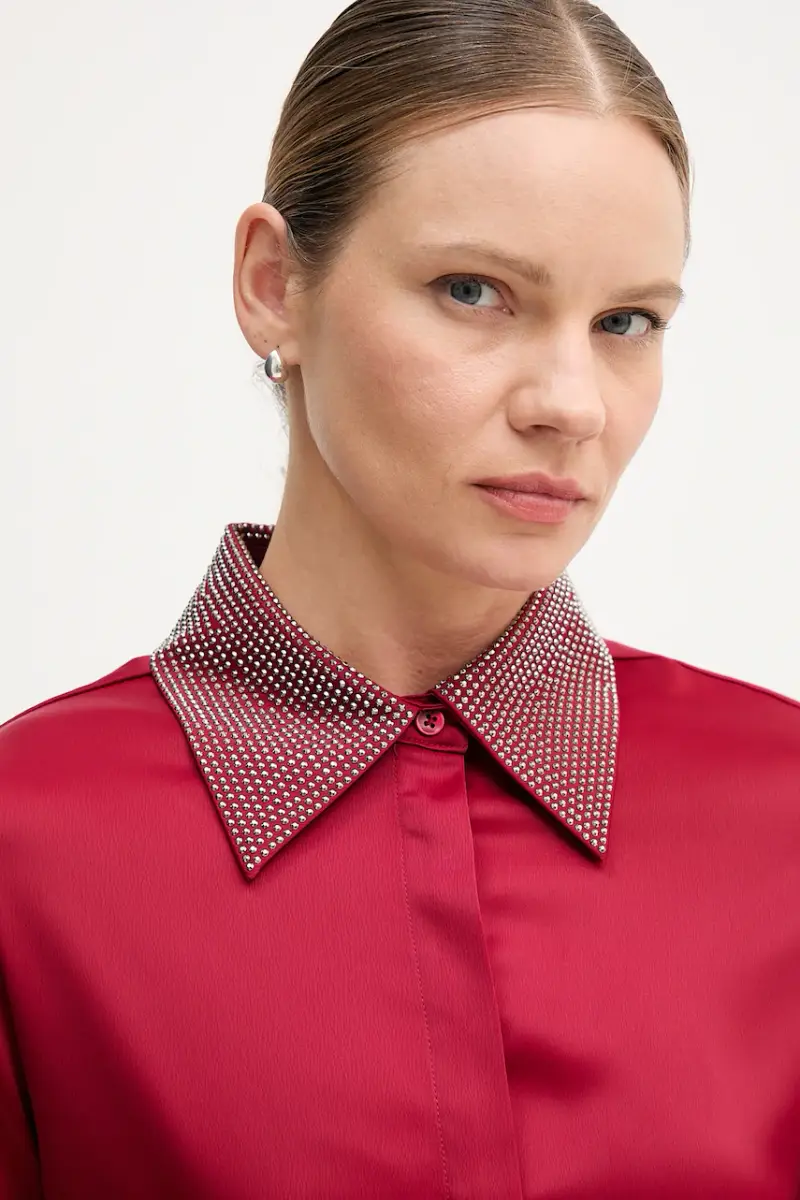 camicia donna colore granata 254926 miniatura 4