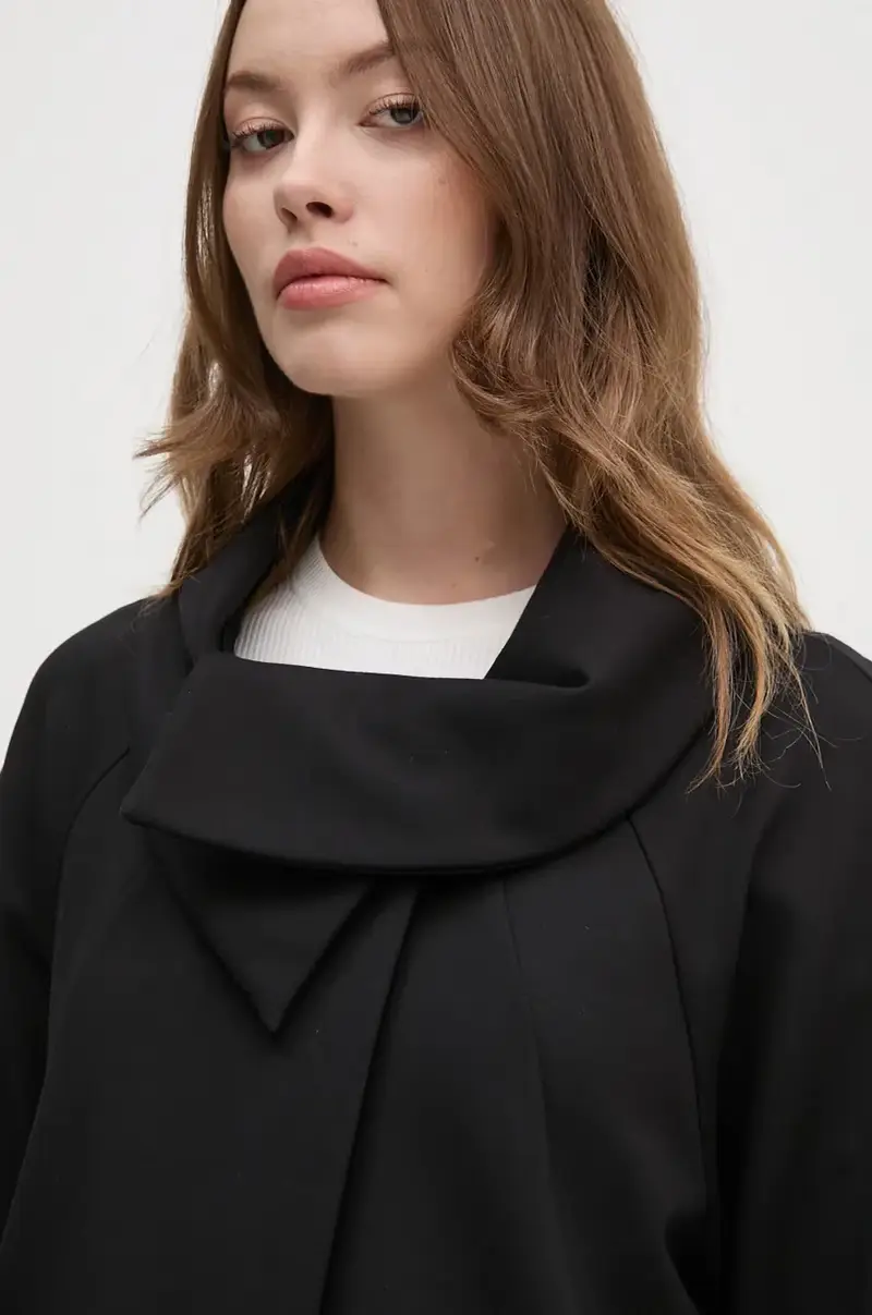cappotto donna colore nero 153302 miniatura 4