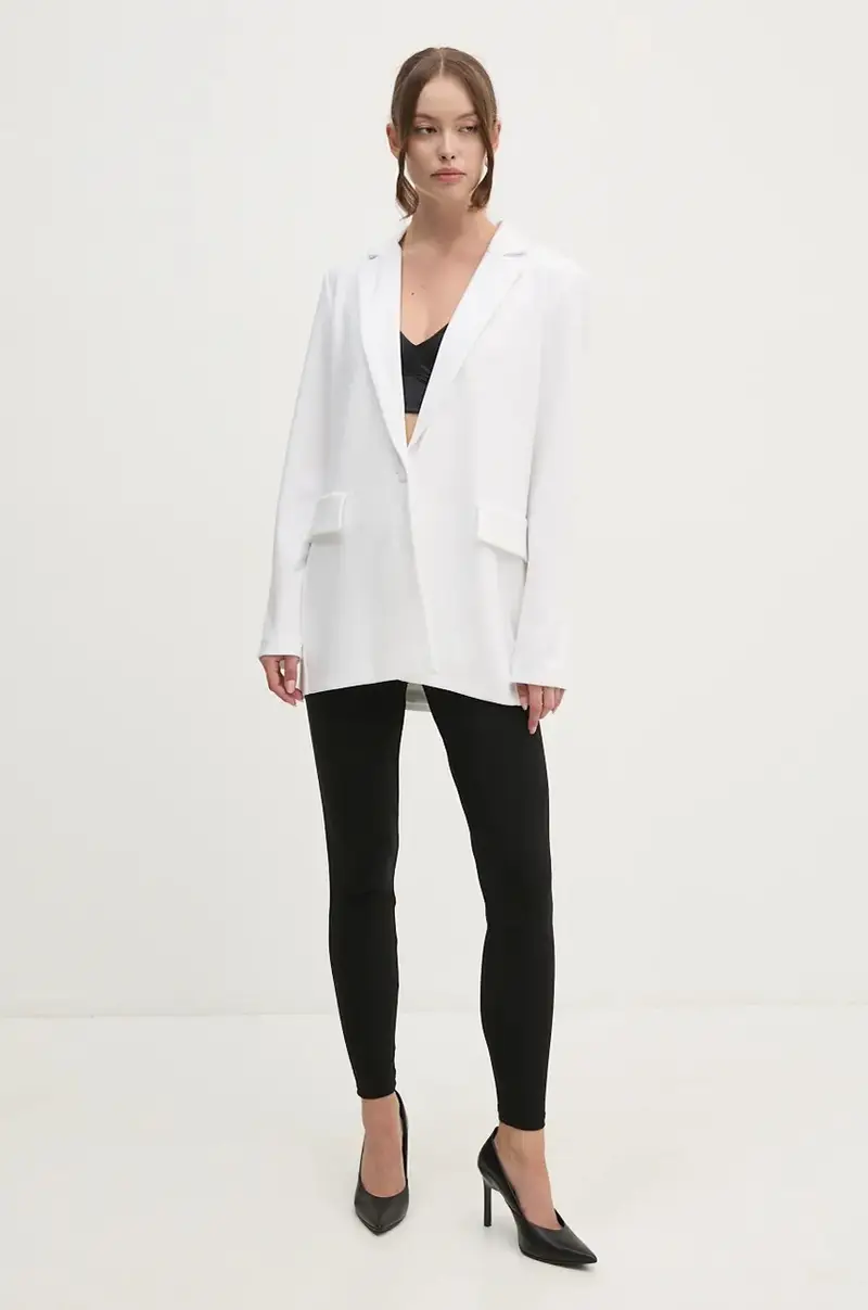 giacca colore beige 231064 Bianco miniatura 2