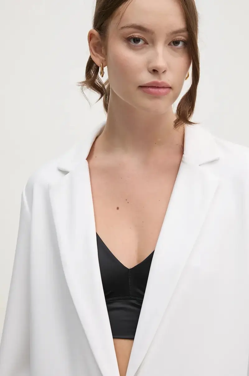 giacca colore beige 231064 Bianco miniatura 4