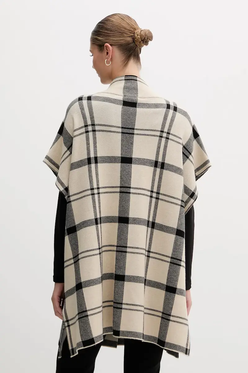 giacca colore nero 253903 Beige miniatura 3