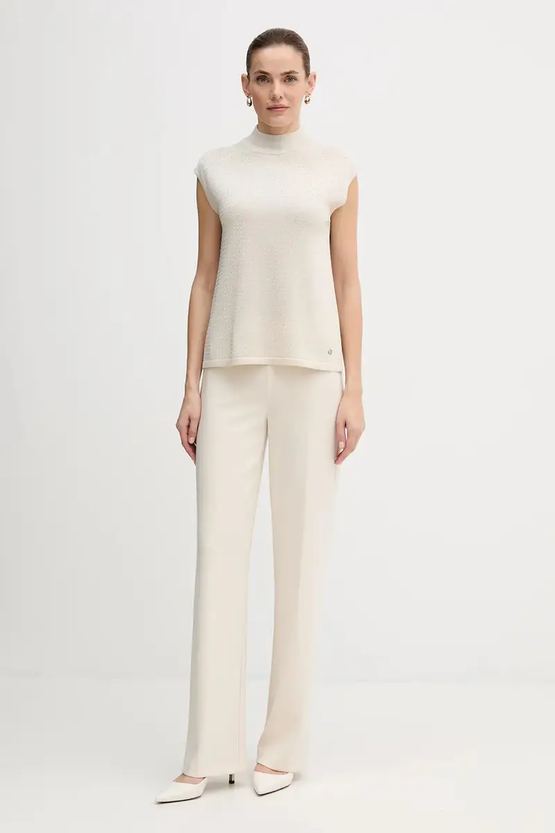 Joseph Ribkoff Gilet Donna Beige 3840448 miniatura 2