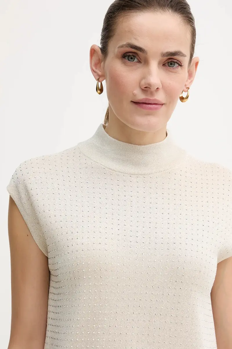 Joseph Ribkoff Gilet Donna Beige 3840448 miniatura 4