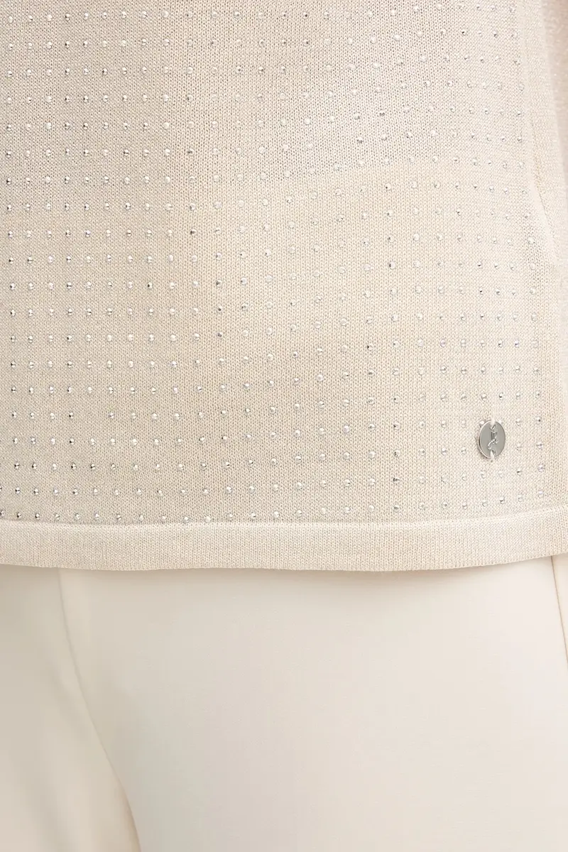 Joseph Ribkoff Gilet Donna Beige 3840448 miniatura 5