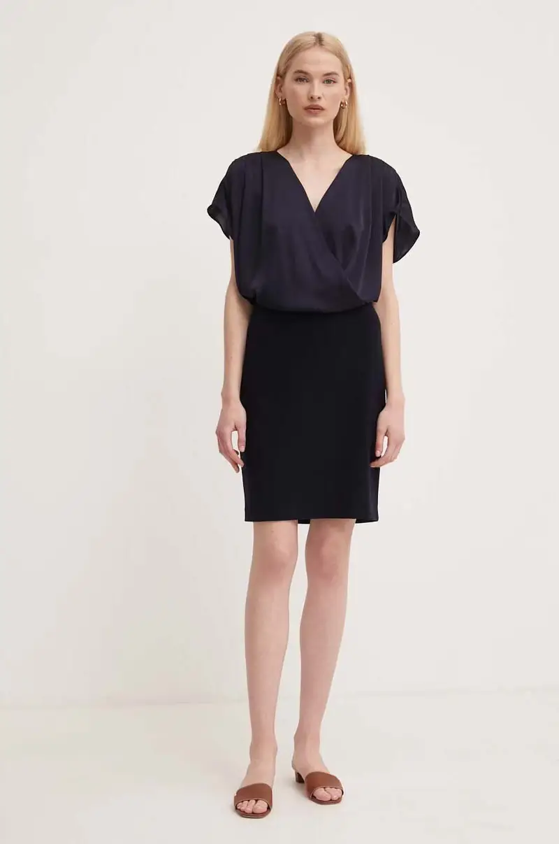 gonna colore blu navy 153071 miniatura 2