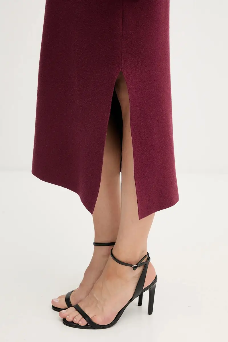 gonna colore granata 243967F25 miniatura 4