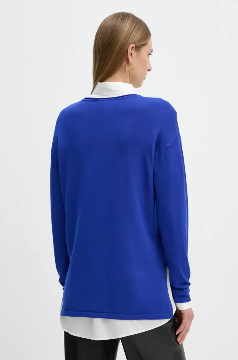 maglione Blu navy miniatura 3