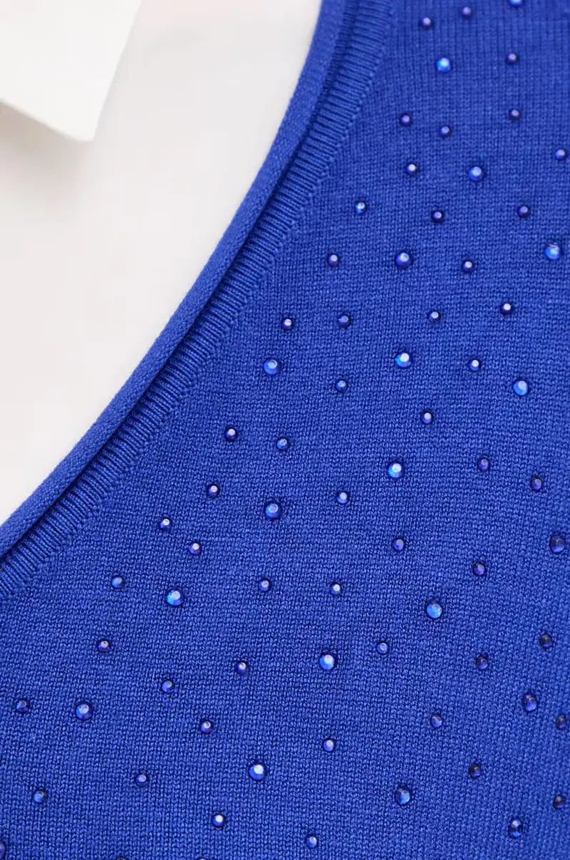 maglione Blu navy miniatura 5