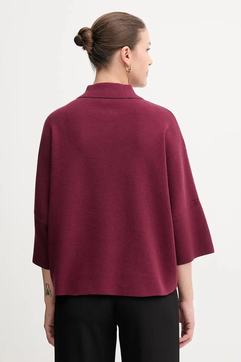 maglione donna colore granata 253962 miniatura 3