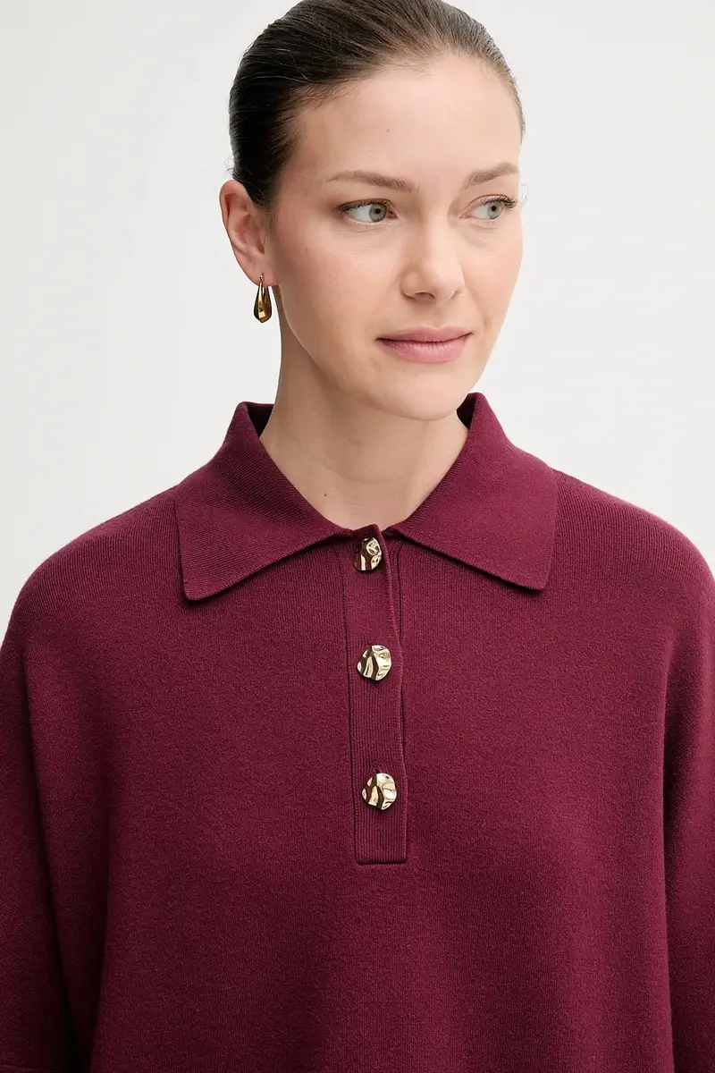 maglione donna colore granata 253962 miniatura 4