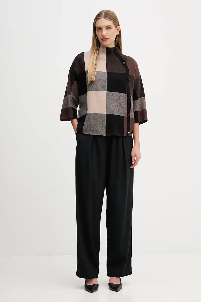 maglione donna colore marrone 254976 miniatura 2