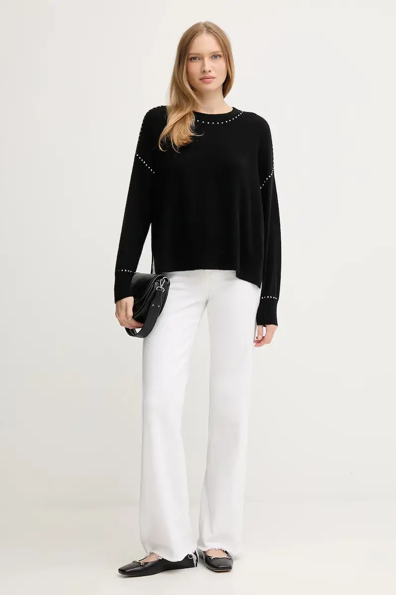 maglione in cachemirie donna colore nero 253980 miniatura 2