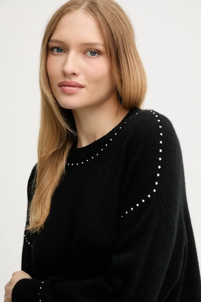 maglione in cachemirie donna colore nero 253980 miniatura 4