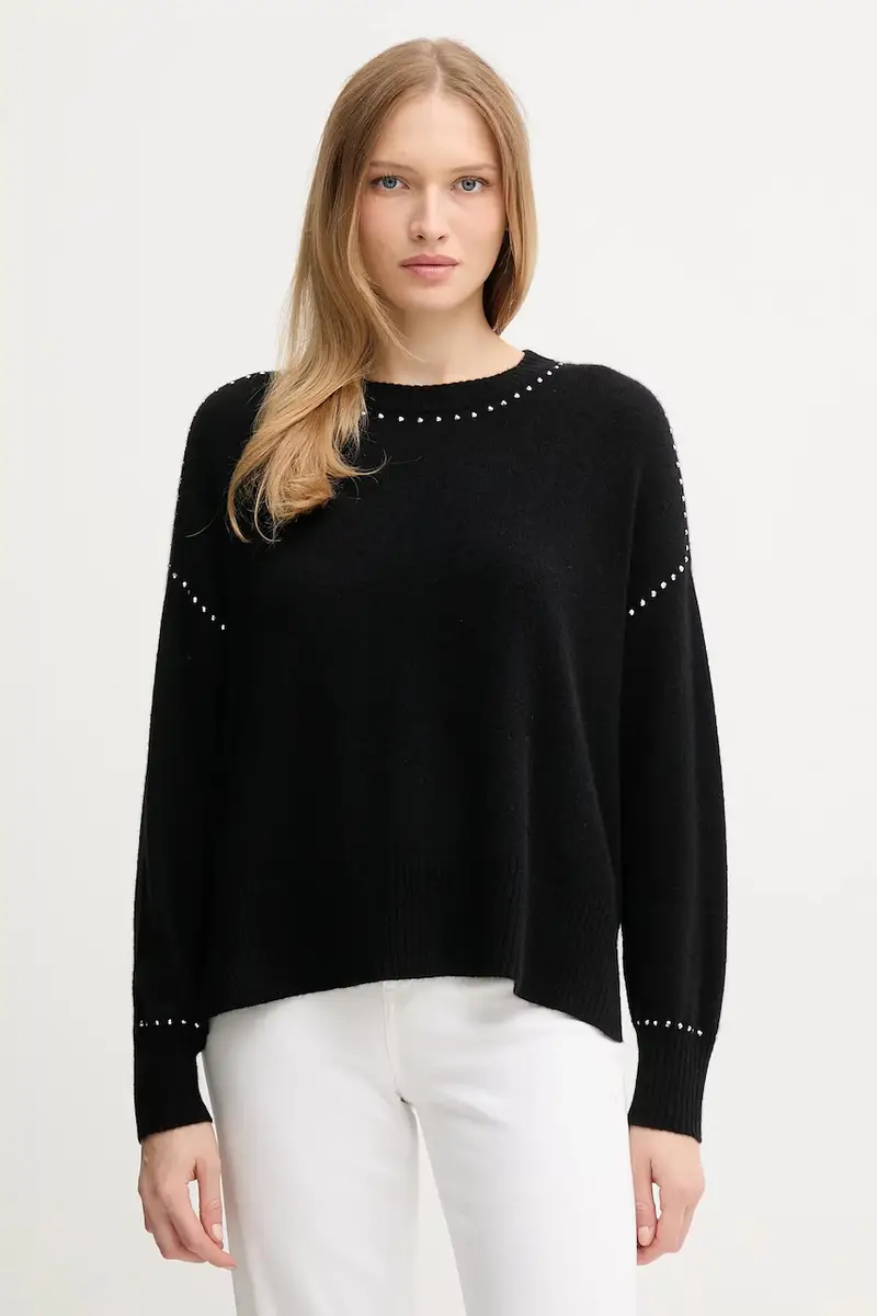 maglione in cachemirie donna colore nero 253980