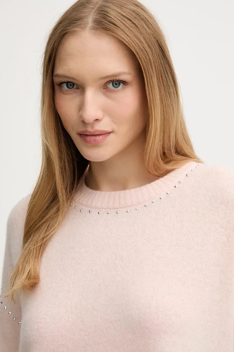 maglione in cachemirie donna colore rosa 253980 miniatura 4