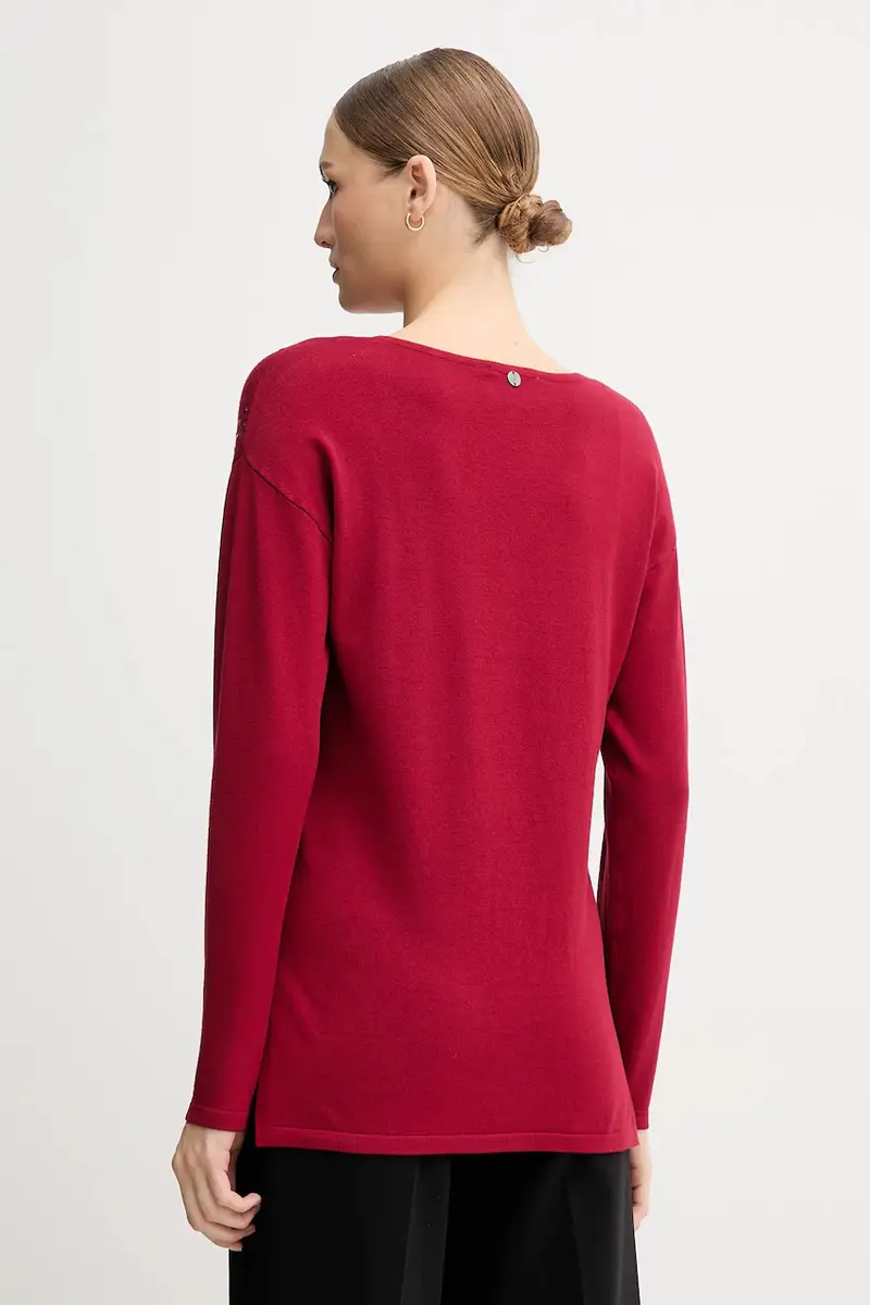 maglione misto seta colore granata 254966 miniatura 3