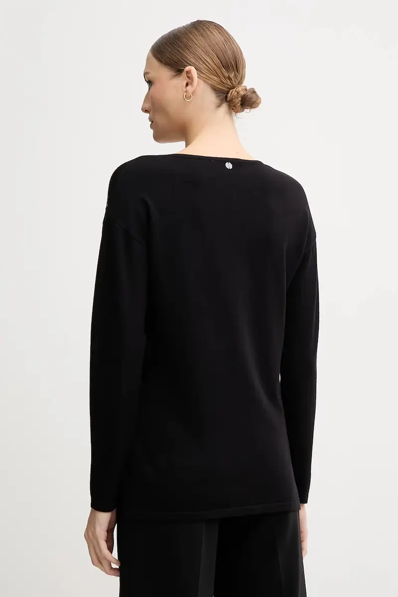 maglione misto seta colore nero 254966 miniatura 3