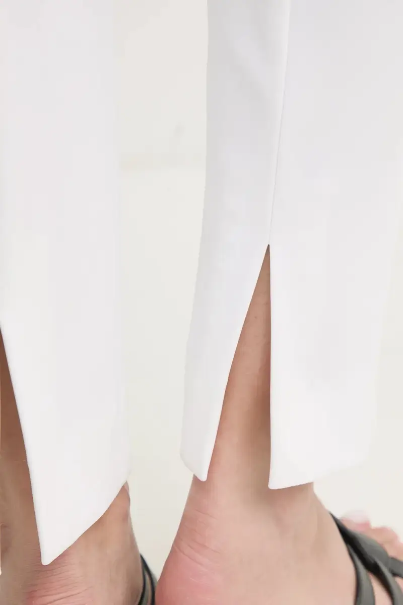 pantaloni donna colore beige 143105 miniatura 4