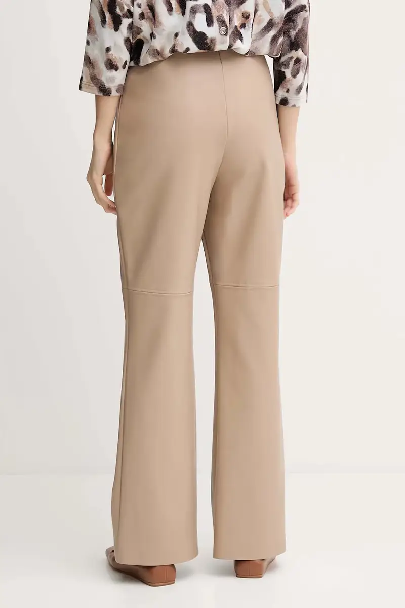 pantaloni donna colore beige 254044 miniatura 3