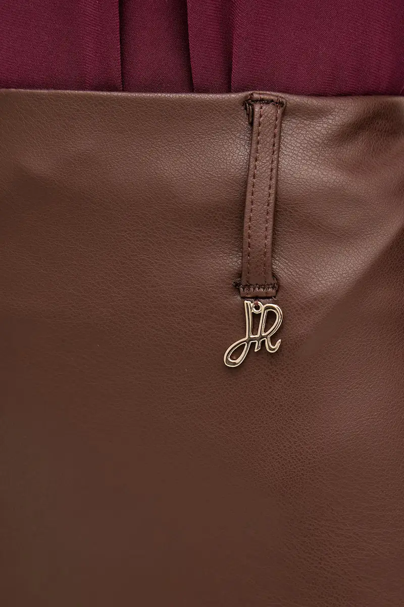 pantaloni donna colore marrone 253060 miniatura 4