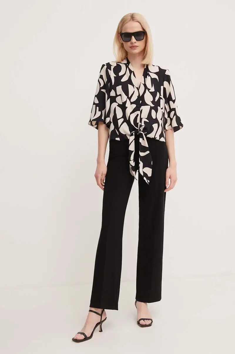 pantaloni donna colore nero 153088 miniatura 2